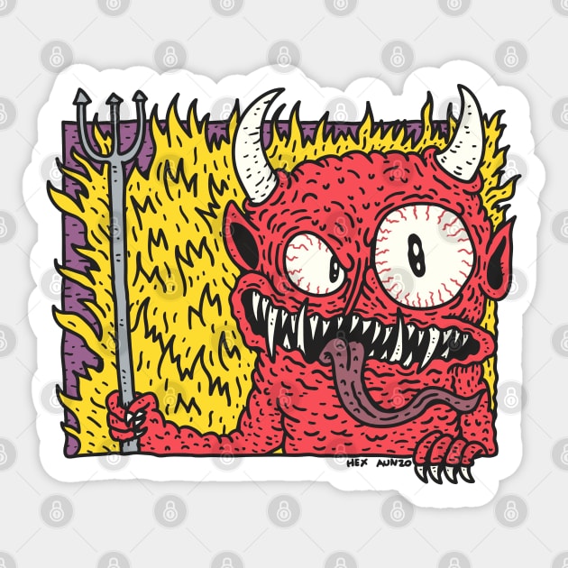 Devil Evil Sticker by hex